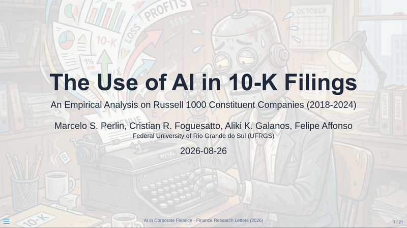 The Use of AI in 10-K Filings